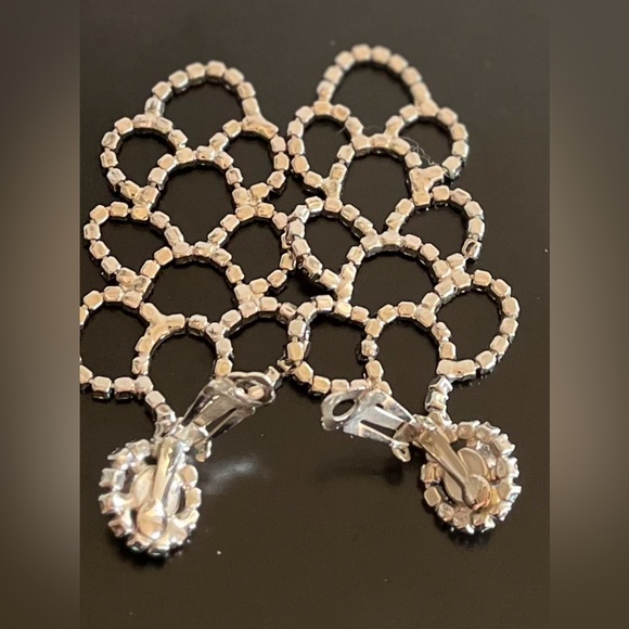 Dangle Rhinestone Earrings - Picture 6 of 10